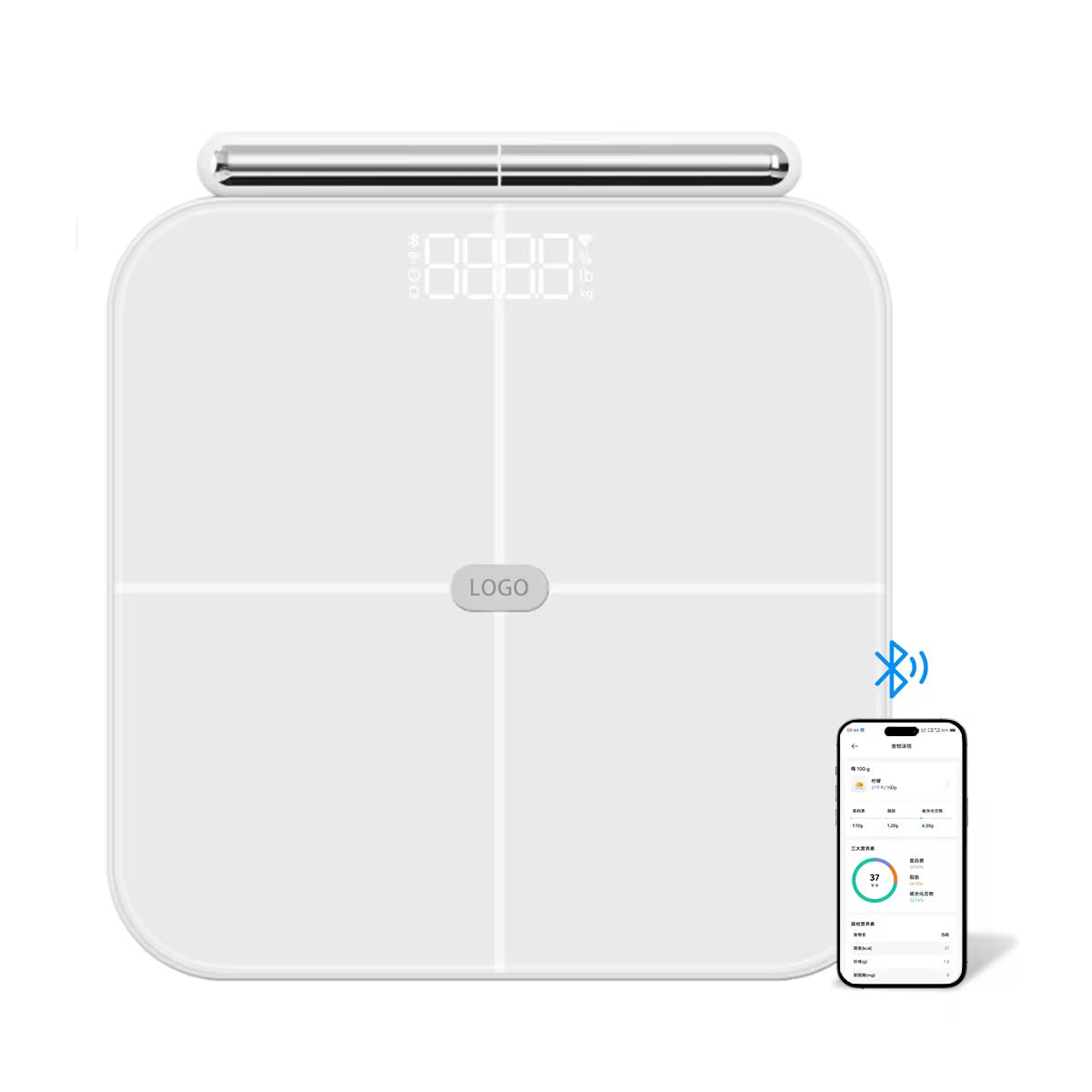 Nyhed Kropsscanner vægt 2.0 - Wifi og genopladelig - forudbestilling leveres slut juli - start august