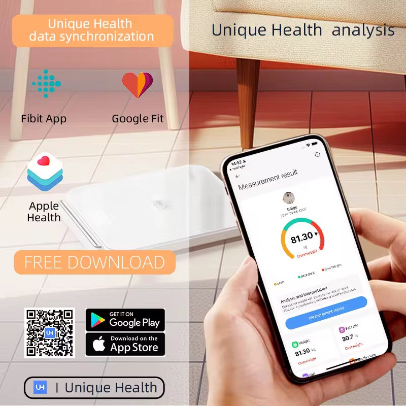 Nyhed Kropsscanner vægt 2.0 - Wifi og genopladelig - forudbestilling leveres slut juli - start august