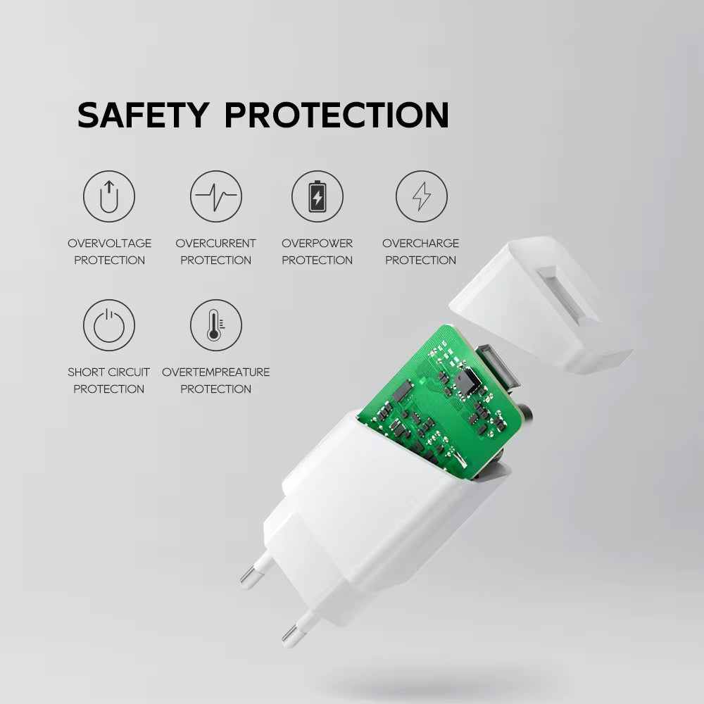 USB Lader 10w - med højeste sikkerhedsstandarder