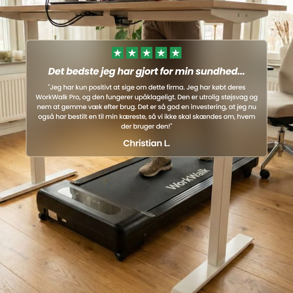 WorkWalk Pro Løbebånd - Levering sidst i oktober